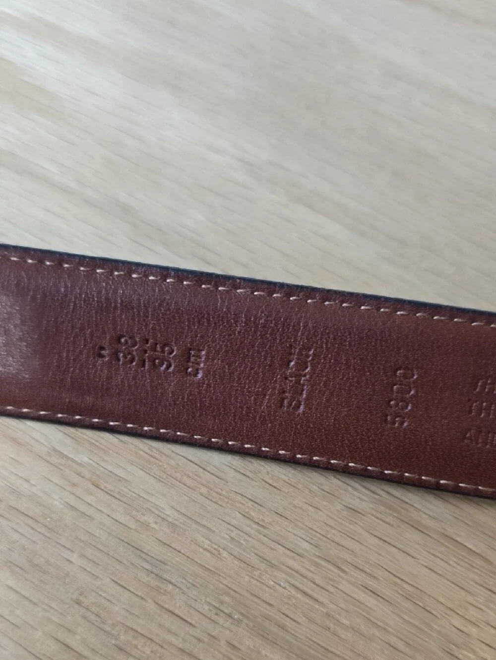 Coach Black Leather Belt with Gold Buckle